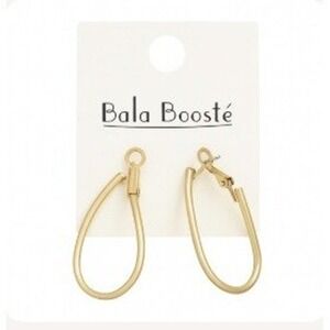 Bala Boosté Women's Gold‎ Tone Teardrop & Triangle Hoop Earrings Set